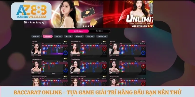 Baccarat Online - Tựa Game Giải Trí Hàng Đầu Bạn Nên Thử