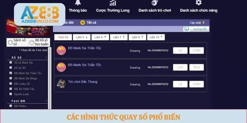 Các hình thức quay số phổ biến