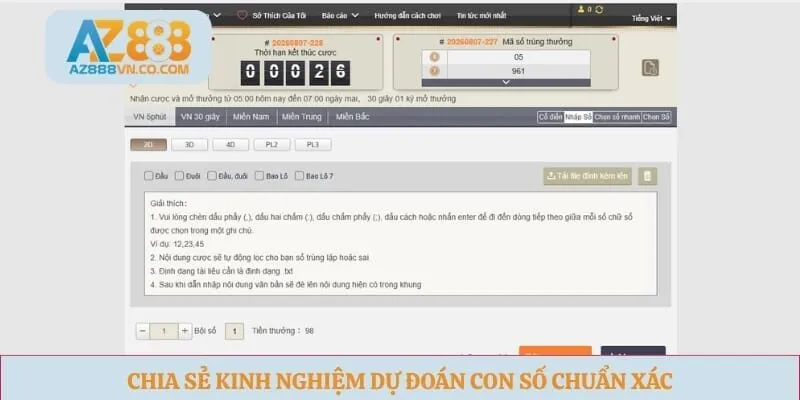 Chia sẻ kinh nghiệm dự đoán con số chuẩn xác