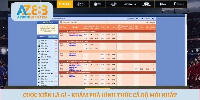 Cược Xiên Là Gì - Khám Phá Hình Thức Cá Độ Mới Nhất