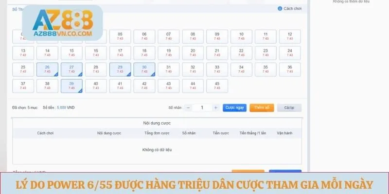 Lý do power 6/55 được hàng triệu dân cược tham gia mỗi ngày