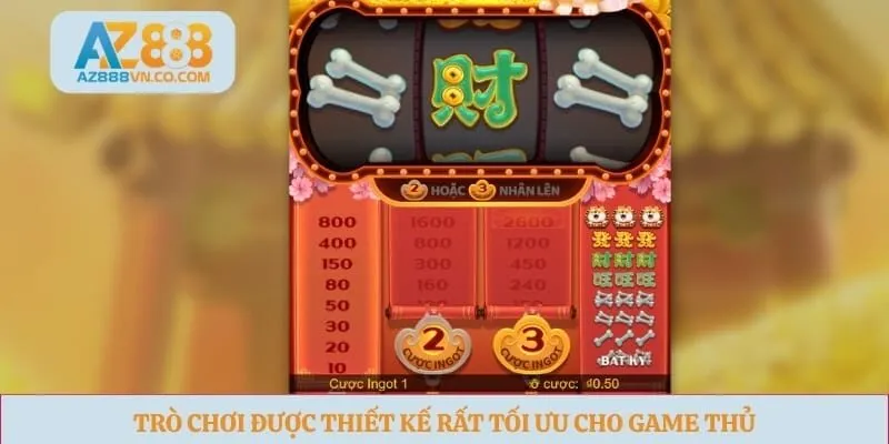 Trò chơi được thiết kế rất tối ưu cho game thủ